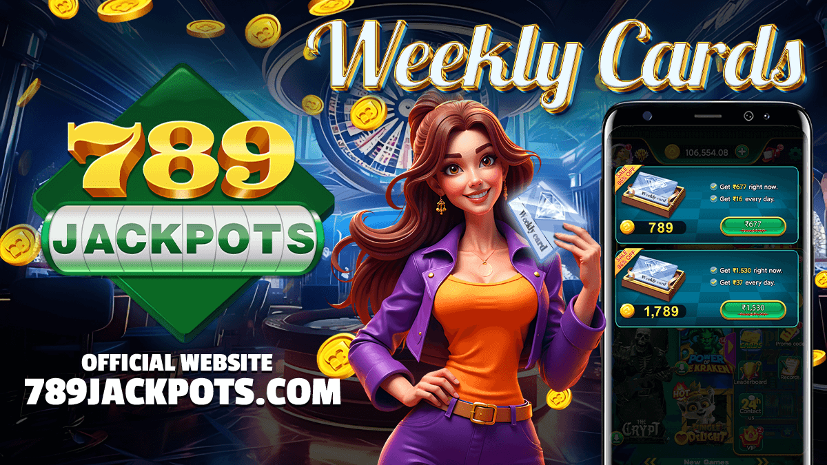 789JACKPOTS Weekly Card – one top-up, daily rewards all week long!